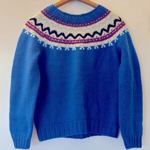 Vintage handmade wool sweater
